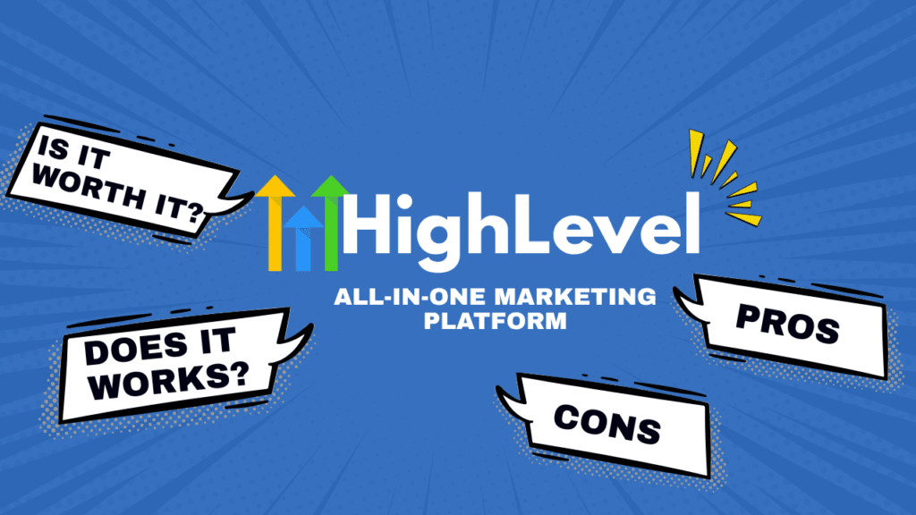 GoHighLevel all-in-one CRM and marketing automation platform dashboard