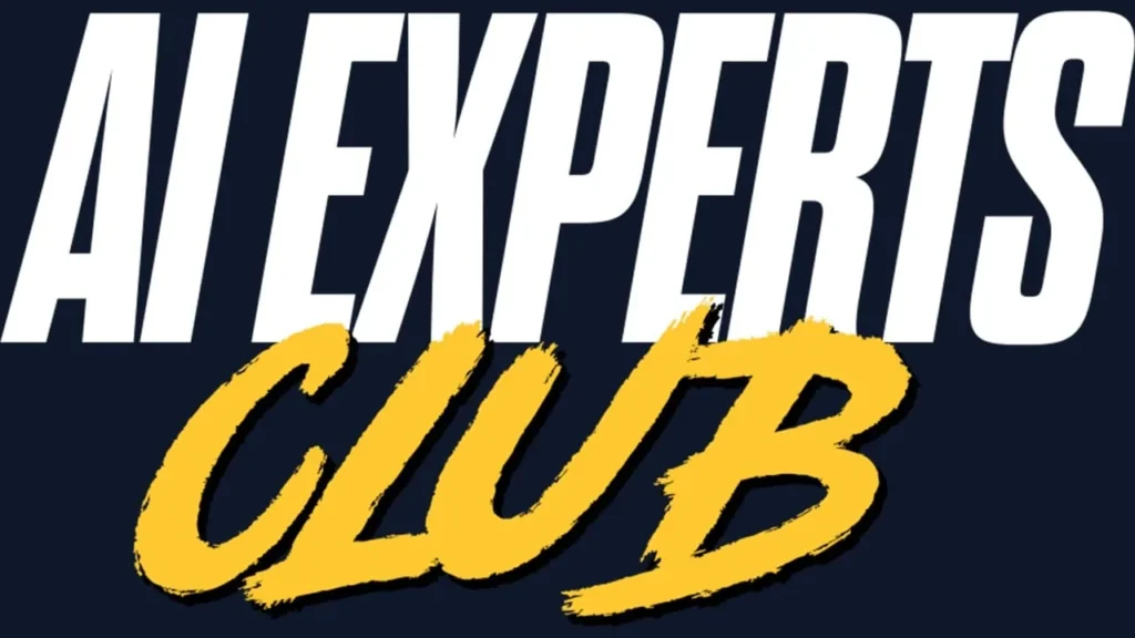 AI Experts Club membership community: AI training and coaching for entrepreneurs
