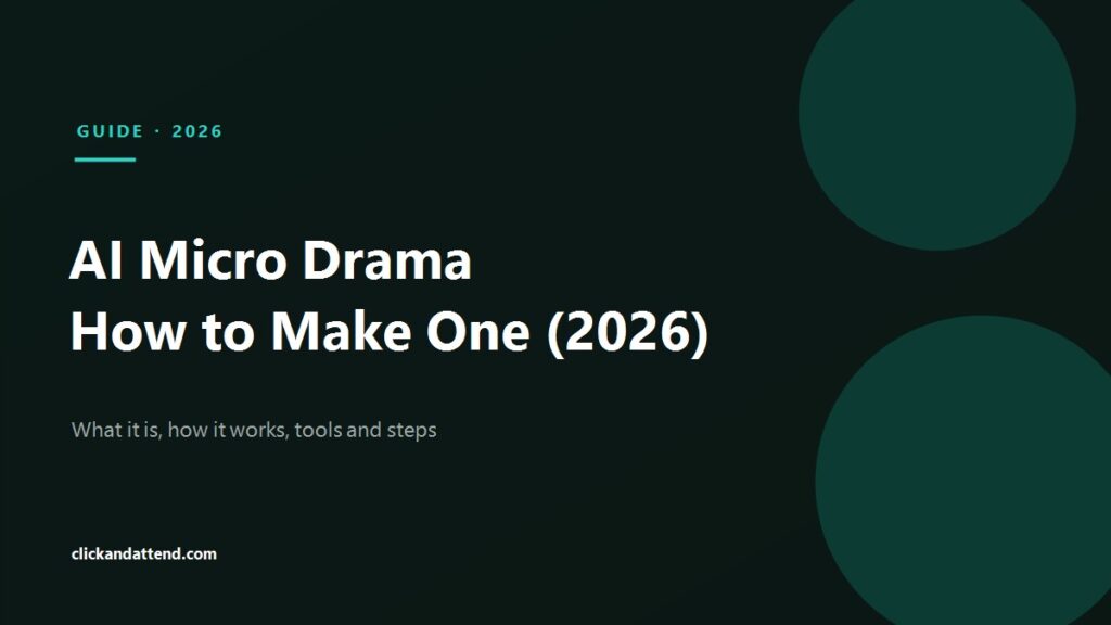 AI micro drama guide 2026: what it is, how it works, tools and steps