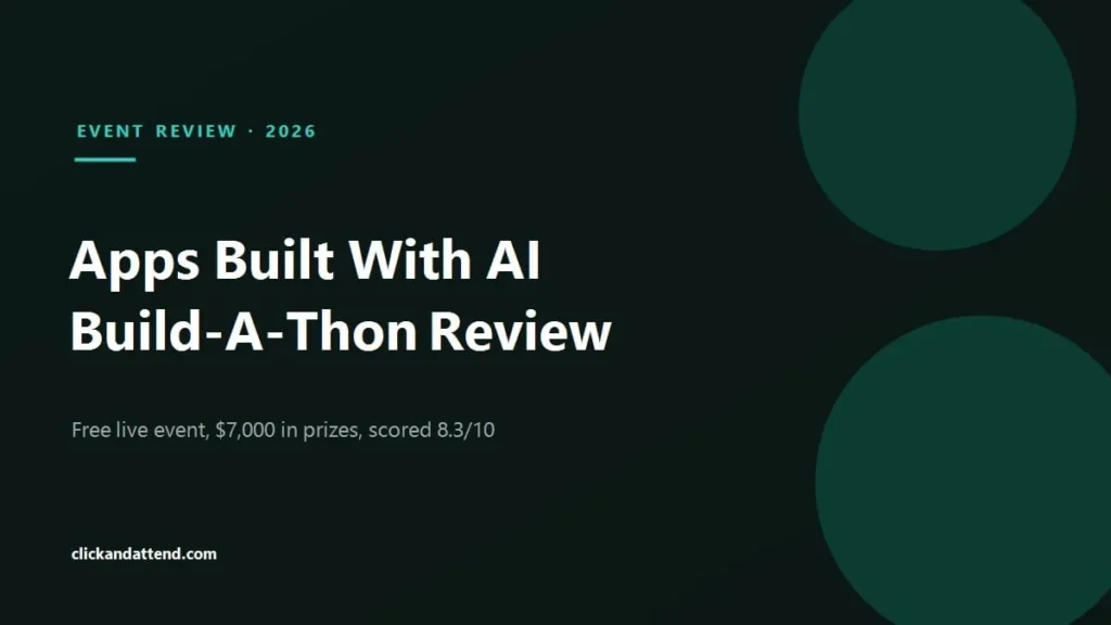 Apps Built With AI Build-A-Thon Review