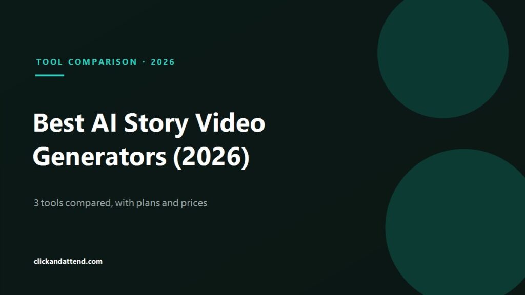 Best AI story video generators 2026: three tools compared with plans and prices