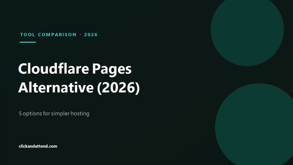 Cloudflare Pages alternative 2026