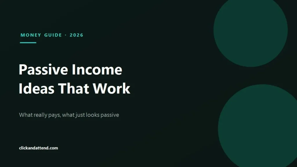 Passive Income Ideas That Work