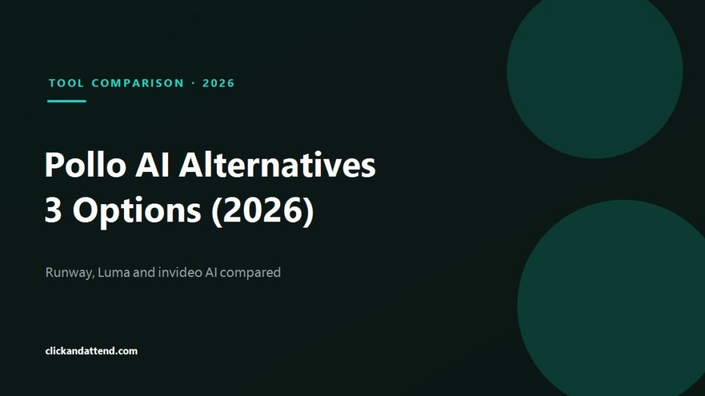 Pollo AI alternatives 2026: Runway, Luma and invideo AI compared