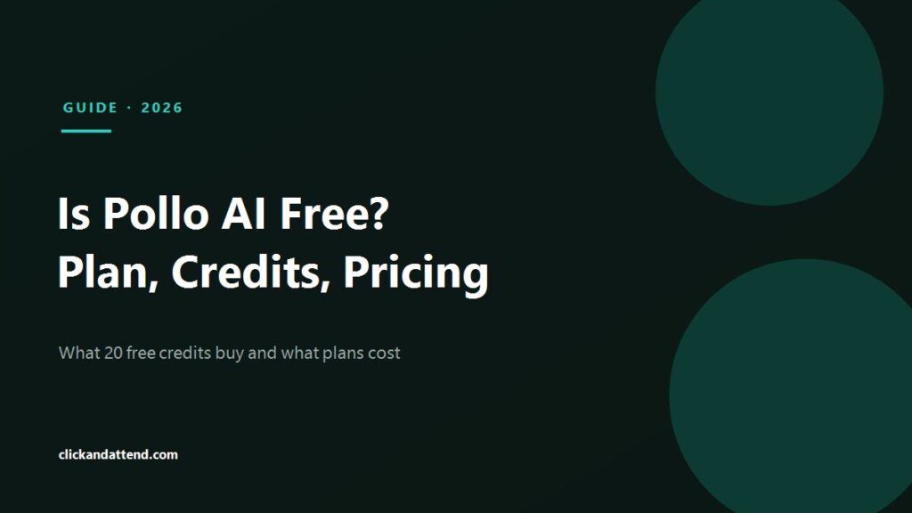 Is Pollo AI free? Free plan, credits and pricing explained