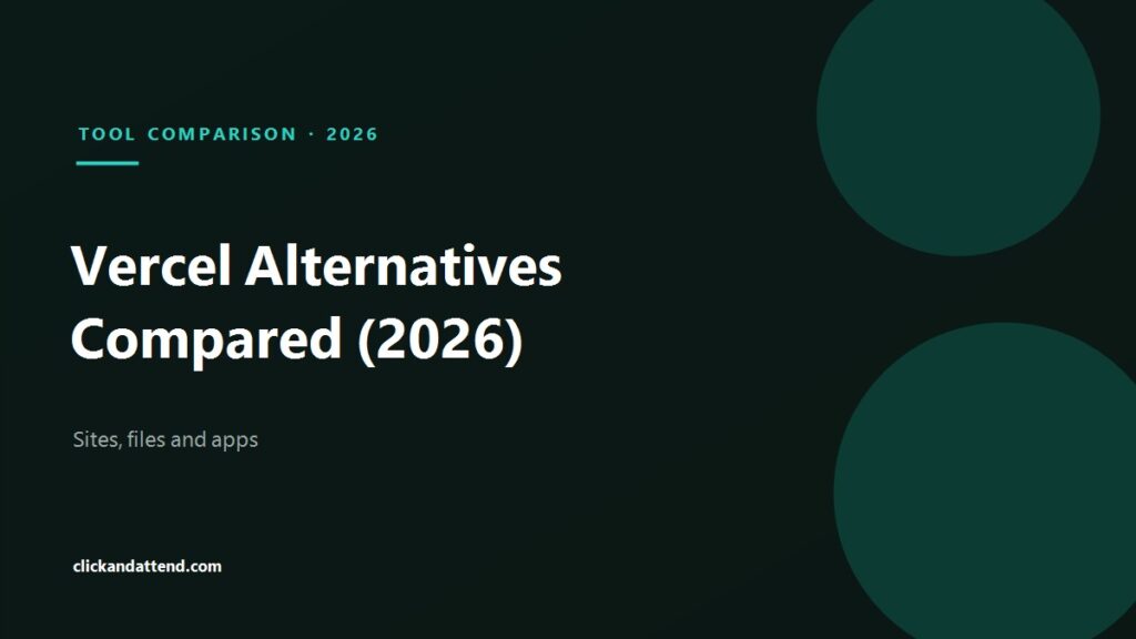 Vercel alternatives compared 2026